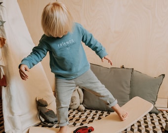 Balance board, Wood toy, Montessori toy, Rocking toy | Choose Size (S or M) & Style (With/Without Felt Base)