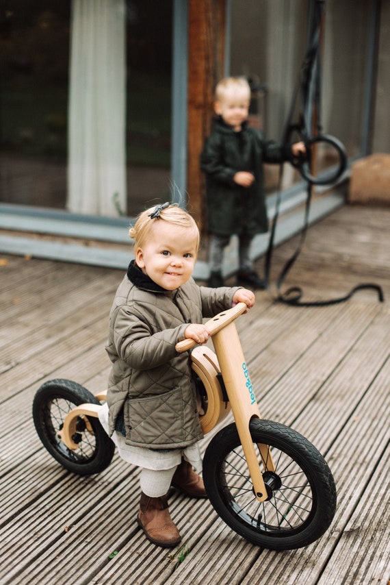 zag Zwitsers Prooi Houten wiel loopfiets van 1 6 jaar 12 inch eerste fiets - Etsy België