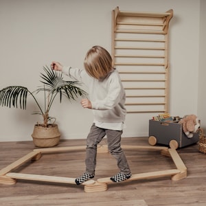 Balance Beam for kids and toddlers, Balance Path, Balance Beam Set, Balance Toy,  Montessori, Gymnastic Beam