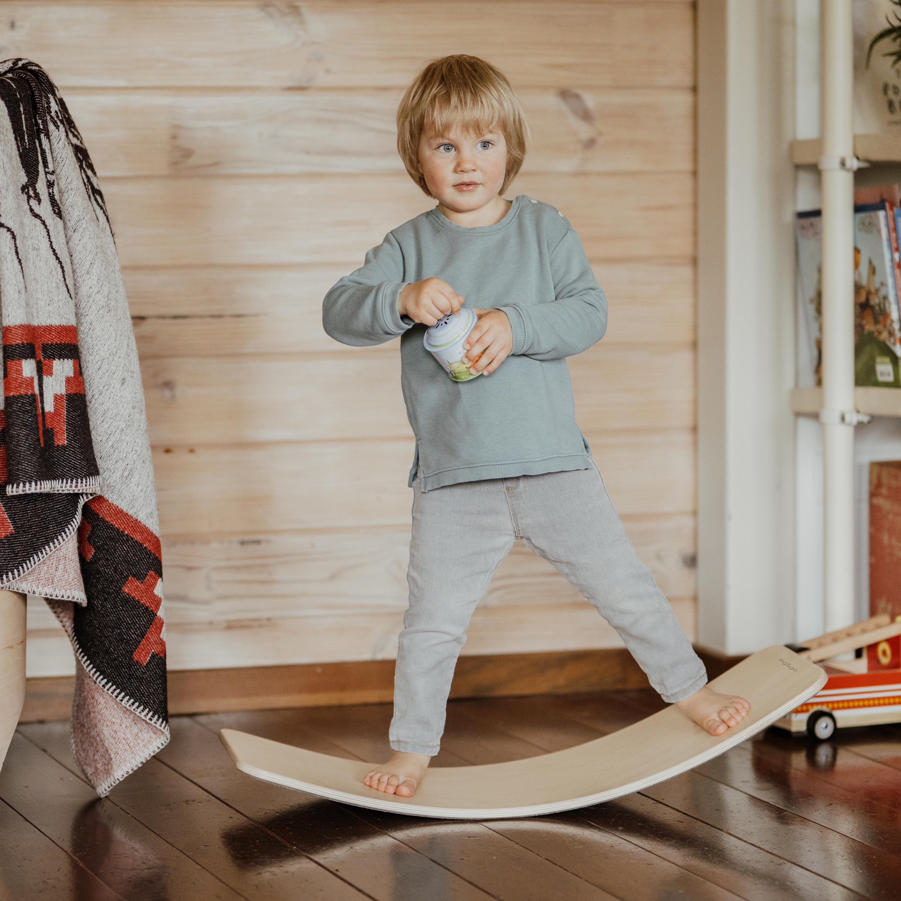WOOD CITY Wobble Boad, Wooden Balance Boa… | Toys
