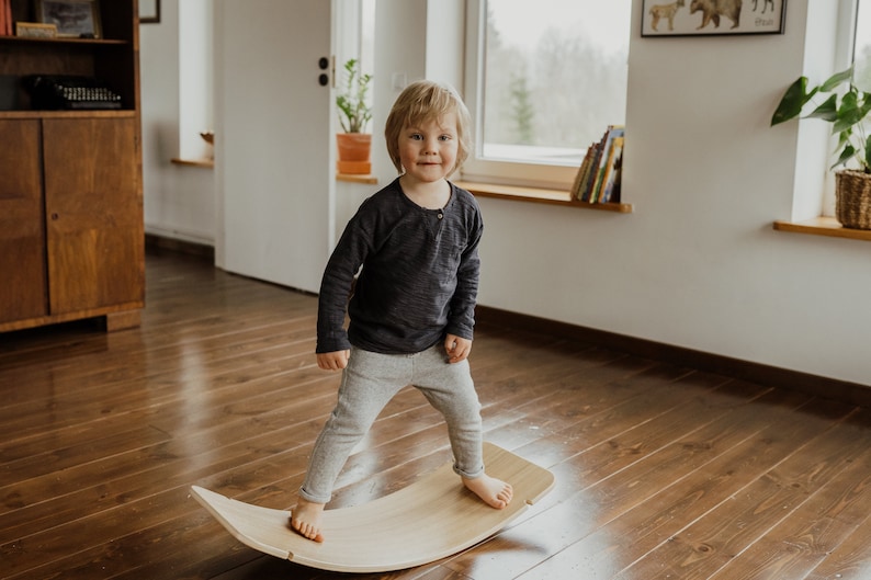 Swing, Balance board, Swing board, Swing Chair, Wood toy, Montessori toy, Rocking toy, Wooden swing, Indoor swing, Outdoor swing, Schaukel image 4