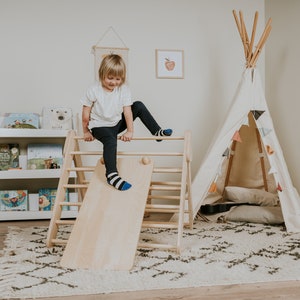 Montessori Climbing Set, Climbing Ramp, Montessori Toy, Montessori, Climb Triangle, Toddler Climber, Climbing Gym