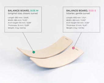 Wooden Balance Board - Waldorf Rocker, Toddler Toy