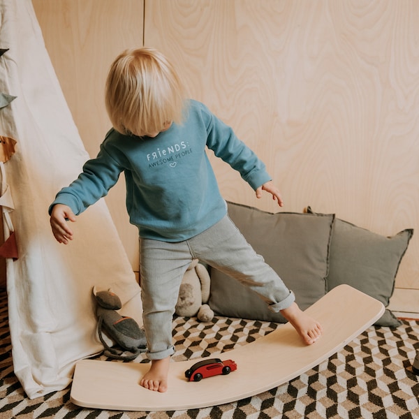 Balance board, Wood toy, Montessori toy, Rocking toy