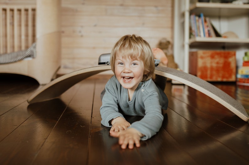 Balance board, Wood toy, Montessori toy, Rocking toy, Toddler toy, Wooden Toys image 1