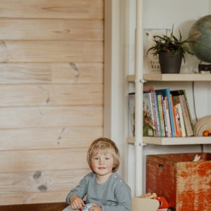 Wooden Balance Board with Eco Merino Wool FELT image 5