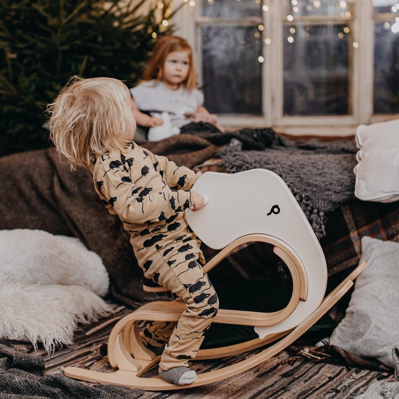 Playground Rocking Elephant Rocking Elephant and Balance Bike 2 in 1, Rocking Toy, Rocking Horse ...