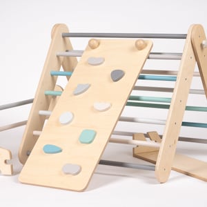 Climbing Triangle, Climber Wall, Wood toy, Climb Triangle, Montessori Toy, Montessori Climbing Set