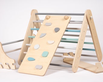 Climbing Triangle, Climber Wall, Wood toy, Climb Triangle, Montessori Toy, Montessori Climbing Set