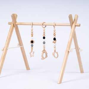 Baby Gym, Baby Gym Frame, Wooden Activity Arch, Activity Gym Frame, Wooden Play Gym, Baby Shower Gift