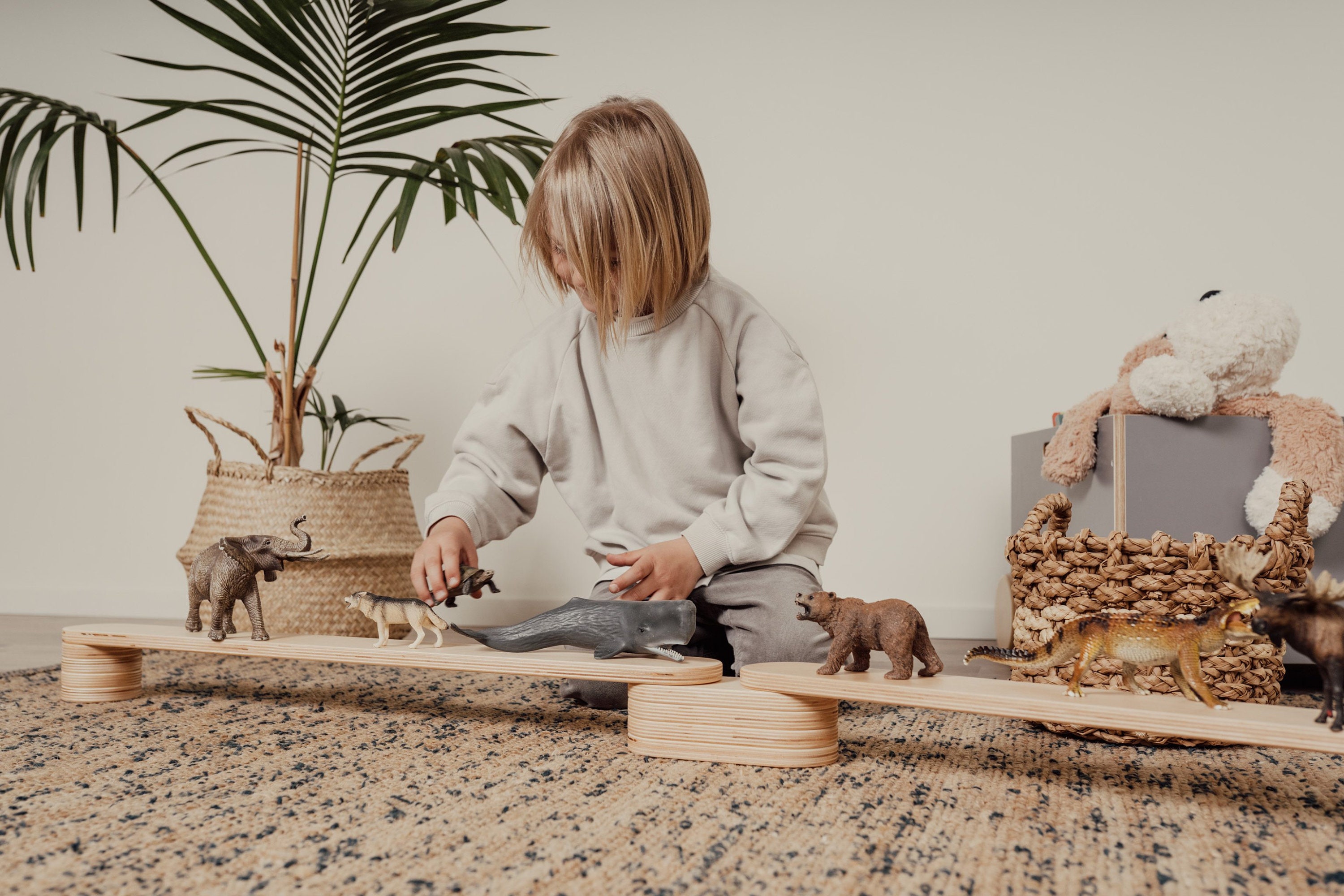 Balance Beam From Wood for Kids and Toddlers Balance Beam Montessori Balance Toy Christmas Gift Etsy