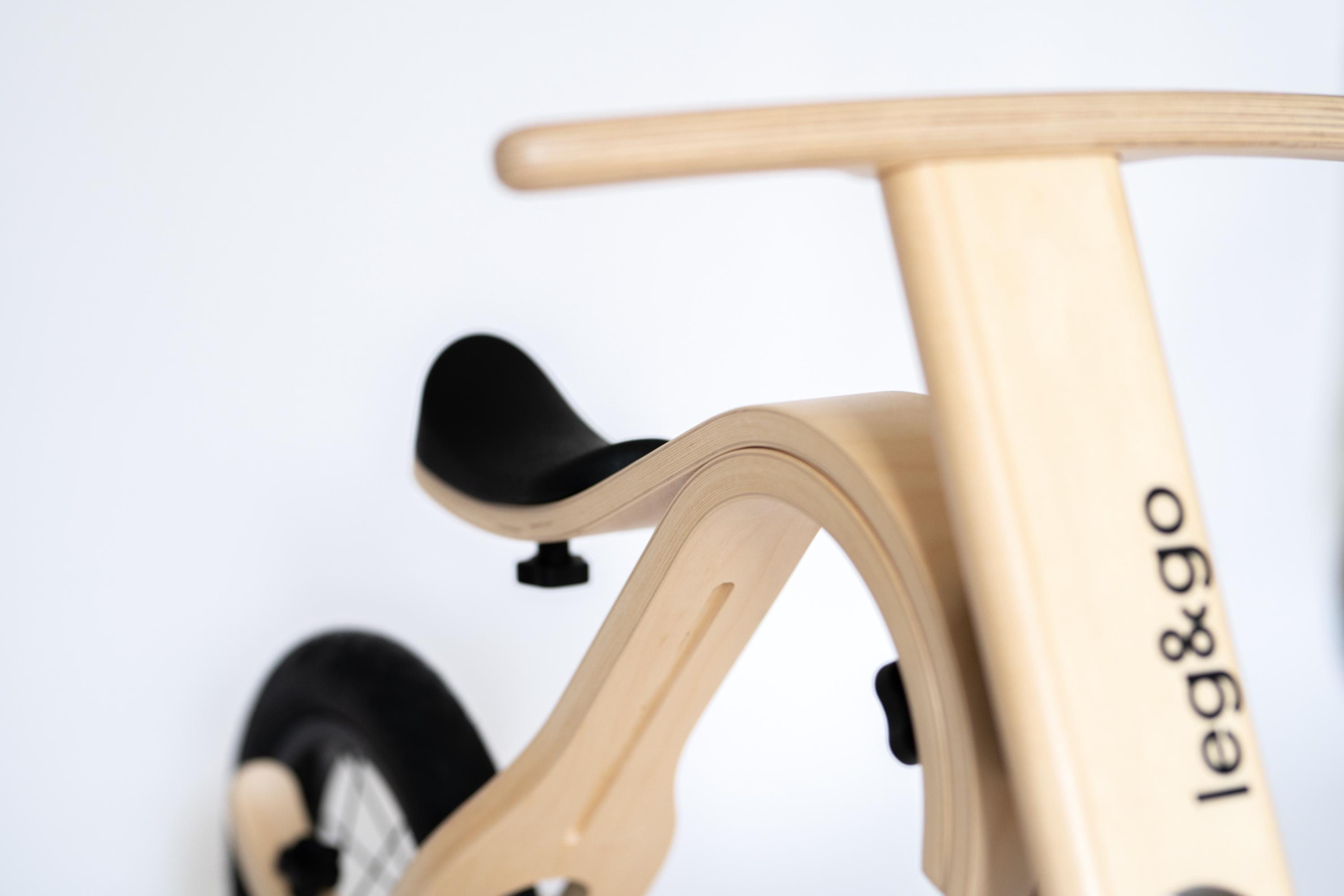 Leg & Go Draisienne En Bois évolutive 3-en-1 – Dès 1 An, Transformable Sans Outil – Vélo équilibre 2-5 Ans – Design Vintage