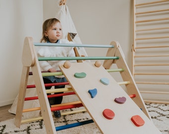 Triangle Climber with Ramp, Rainbow
