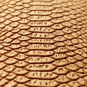 Brass Snake Skin Embossing Roller: Leather Craft Tool (28mm or 42mm) image 5