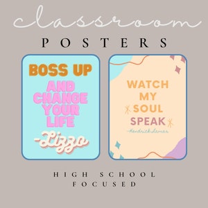 Klassenzimmer Poster (Mittel-/Gymnasien)