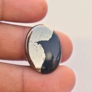 38 CTS Apache Pyrite Apache Gold #4436 MM Oval Cabochon Beautiful Pyrite Cabochon 30x21x5