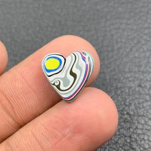 Fordite cabochons, Detroit paint cabochons, jeep wrangler paint Cabochon 1 cts 12x13x2 mm f24