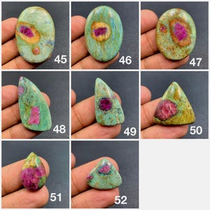 Ruby fushite Cabochon pairs, please choose from above..