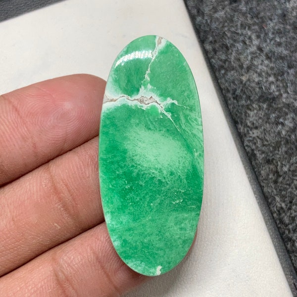 Veriscite cabochon, utah variscite, Australian variscite, 29cts 44x20x4mm 6912