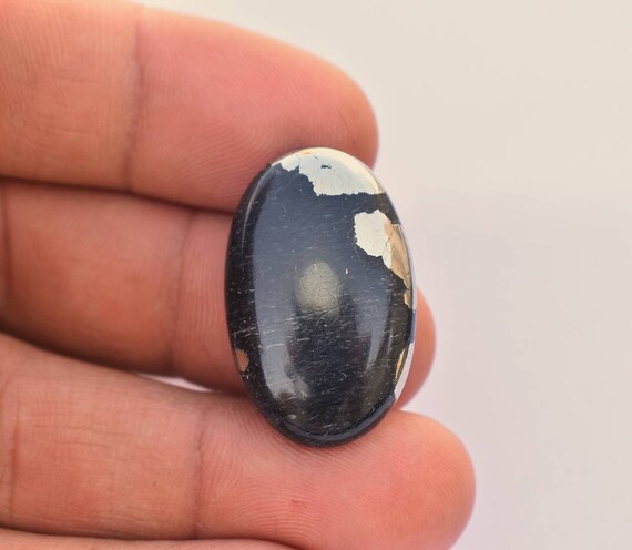 38 CTS Apache Pyrite Apache Gold #4436 MM Oval Cabochon Beautiful Pyrite Cabochon 30x21x5