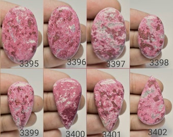 Thulite cabochon, pink thulite cabochon, please choose from above...