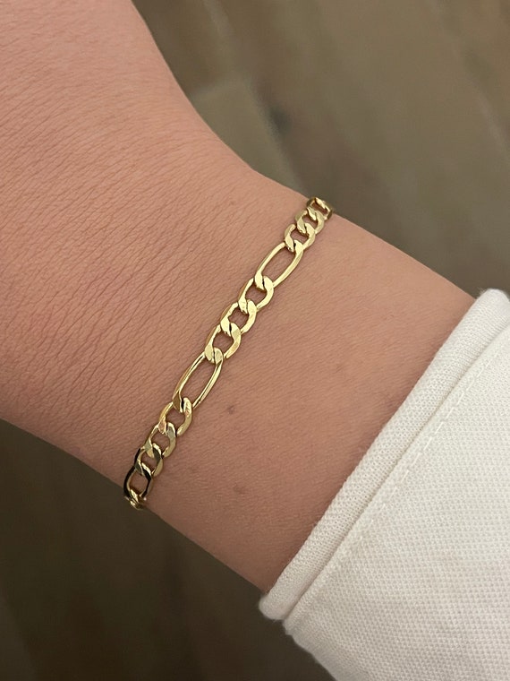 Gold Figaro Chain Bracelet ,gold Chain Bracelet for Women Gold Figaro Chain Bracelet ,gold Chain Bracelet for Women