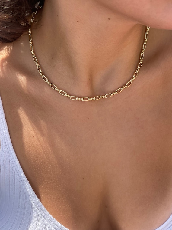 Womens gold filled necklace discount