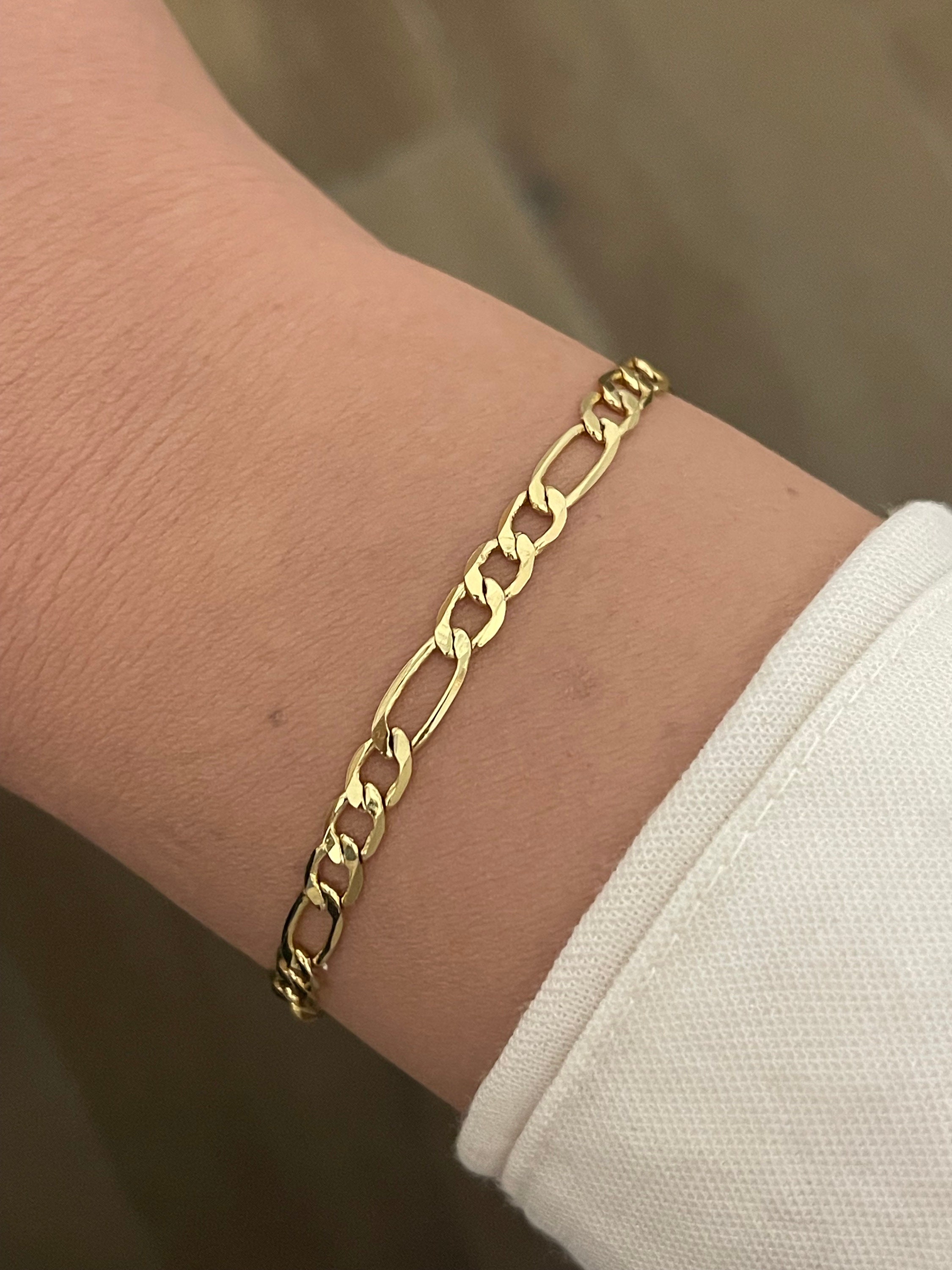 Gold Figaro Chain Bracelet ,gold Chain Bracelet for Women Gold Figaro Chain Bracelet ,gold Chain Bracelet for Women