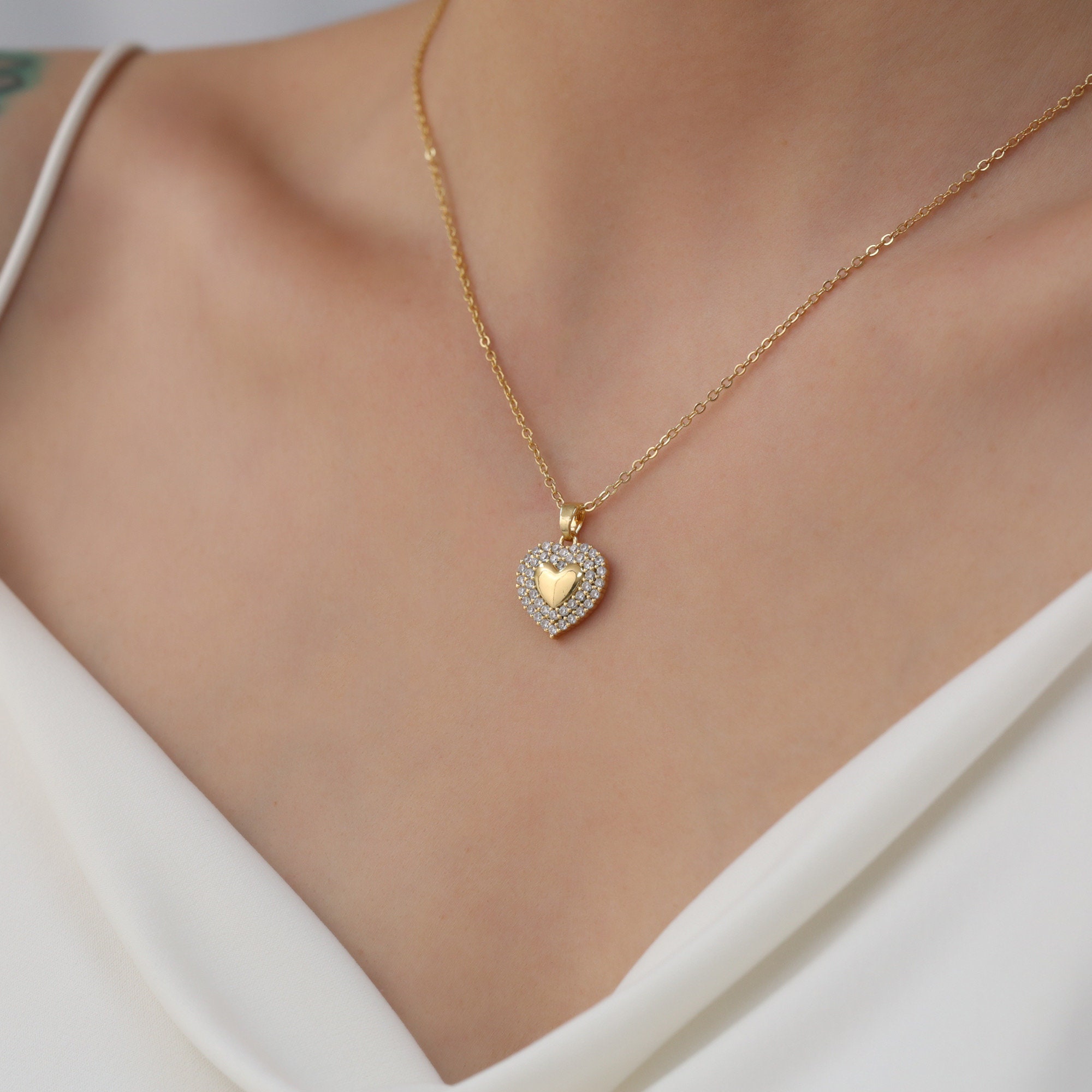 Collana ciondolo cuore - Gioielli - Collane - di L'angolo di Sasha | su MissHobby
