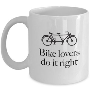 Bike Lovers Coffee Mug, Gift for Cyclist