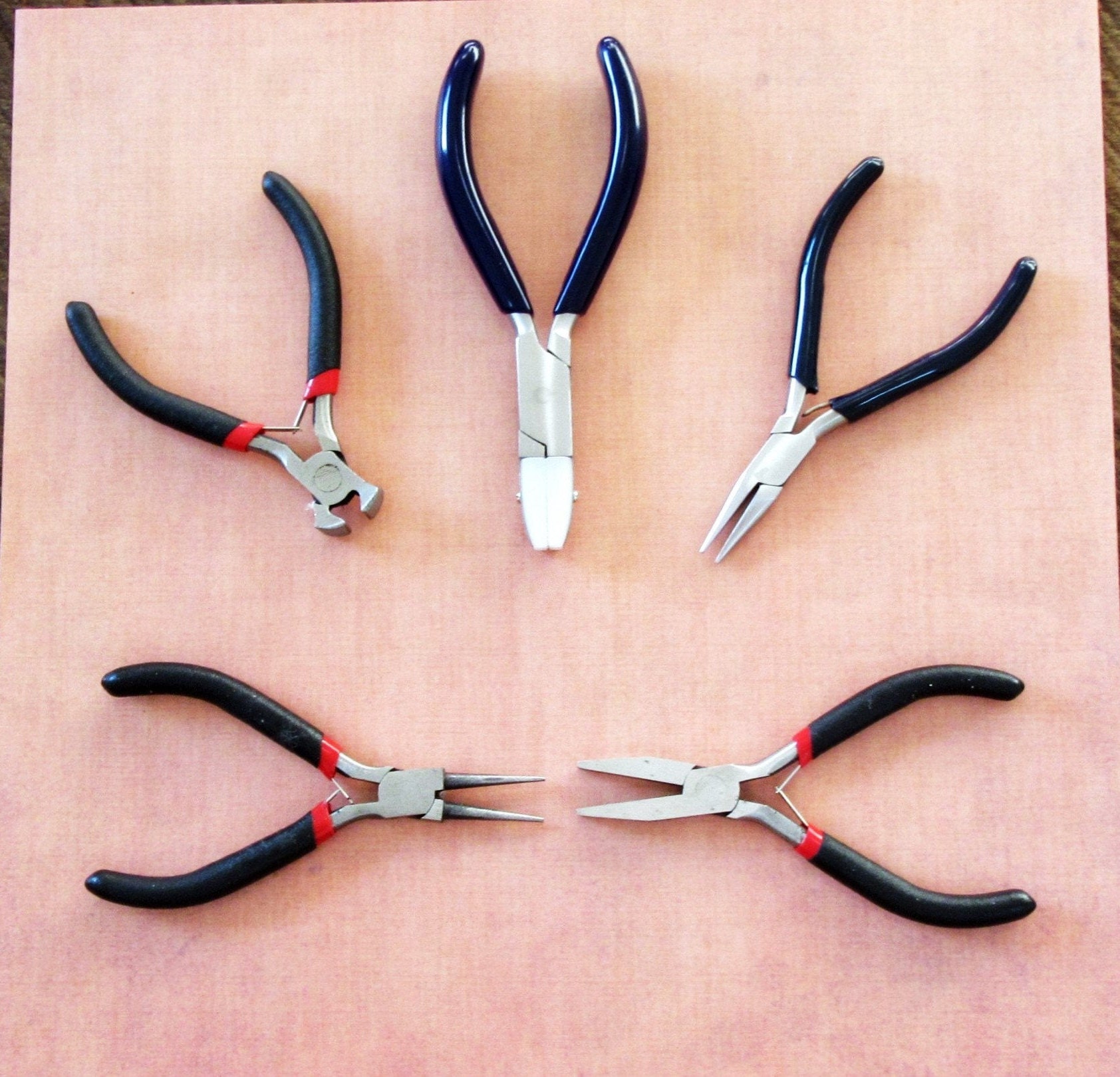 Jewelry Pliers Jewelry Tool Set Nylon Jaw Pliers Flat/ Etsy