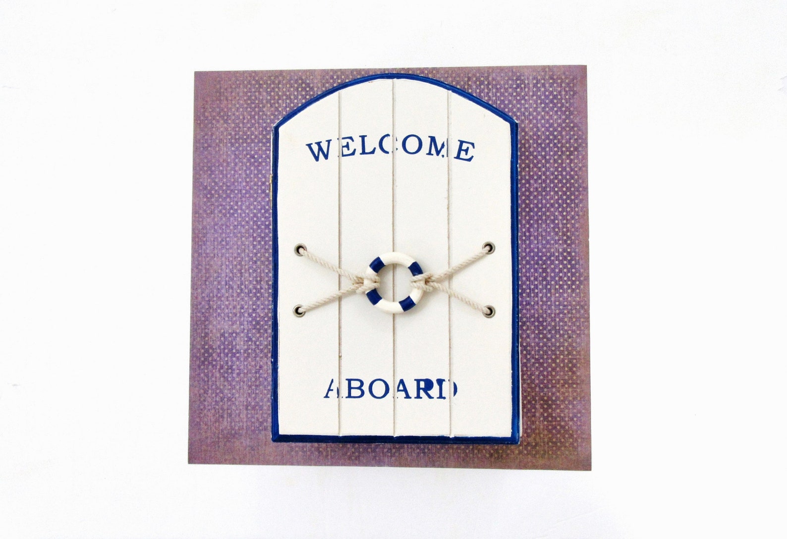 Gabinete de llave de montaje en pared náutica bienvenido a | Etsy