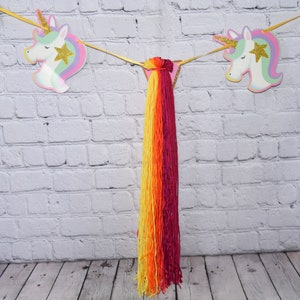Sunset Unicorn tail-Costume Accessory