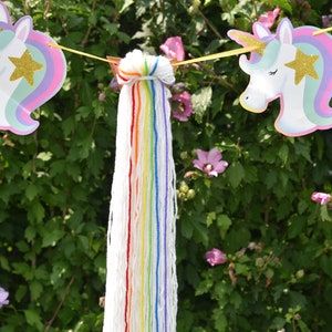Rainbow Unicorn Tail Costume accessory Dress up pretend Play