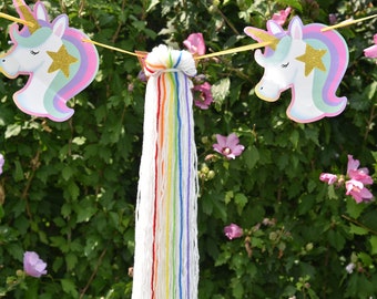 Rainbow Unicorn Tail Costume accessory Dress up pretend Play