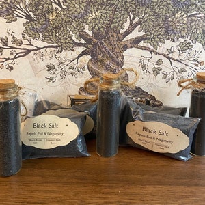 Black Salt~Protection~SpellWork~Repel Negativity~ 2oz