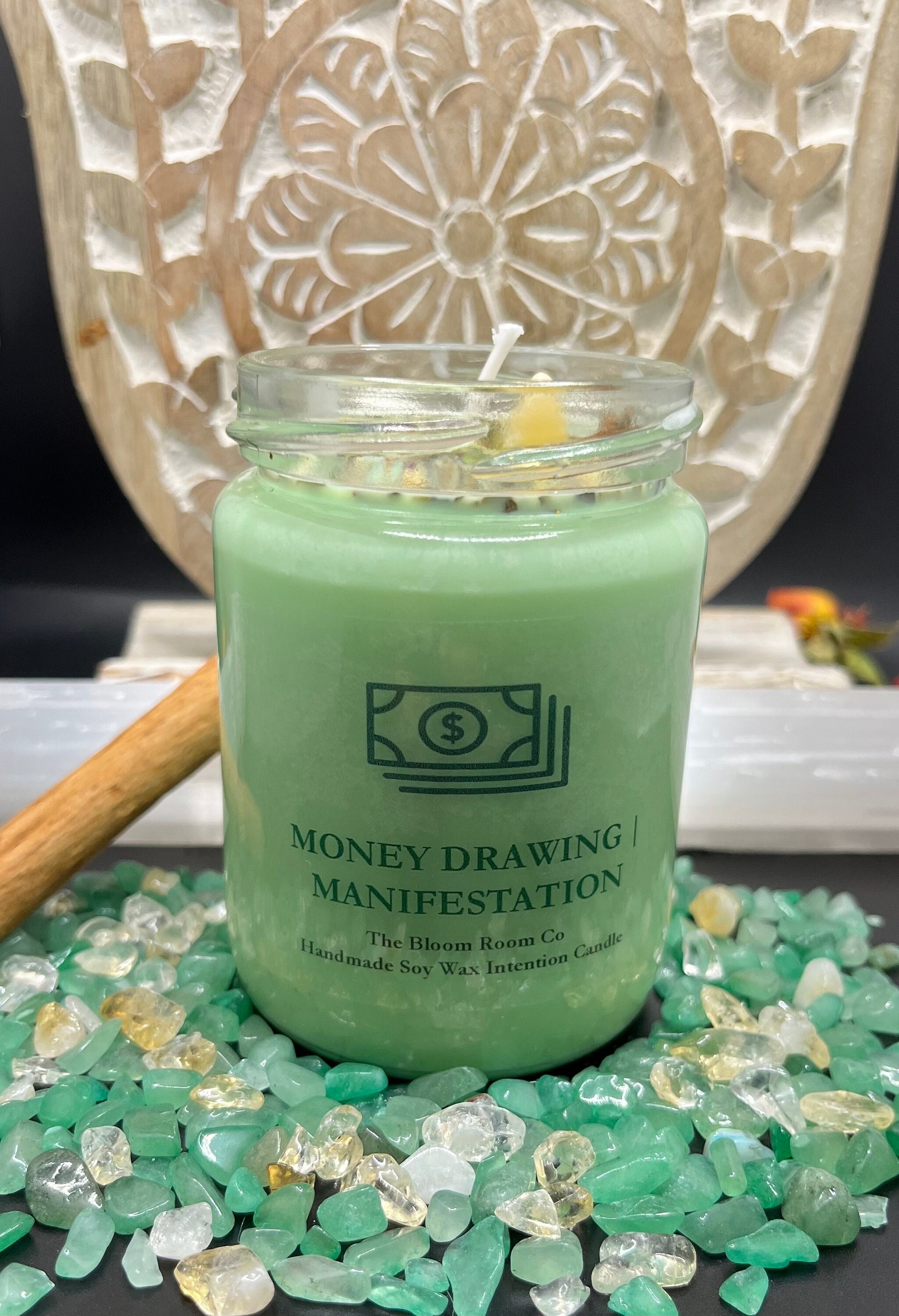 how to dress a green candle for money Money Magic Candle – House of Intuition Inc main image 1