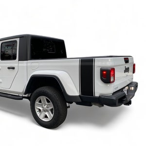 2020-2024 Fits Jeep Gladiator Side Back Quarter Banner Stripes 3M Vinyl Graphics SUV Decals And Stickers
