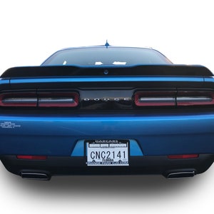 For Dodge Challenger Spoiler Master Graphics 3M Auto Vinyl Stripes Decals Stickers 2015-2023