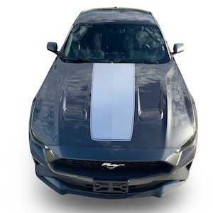 Fits Ford Mustang Hood Boss Graphics Auto Vinyl Stripes 3M Decals Stickers 2015-2023