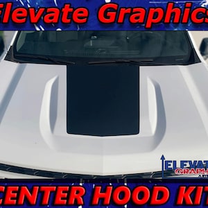 2019-2023 Fits Chevy Silverado Center Hood Stripes Vinyl Graphics 3M Auto Decals And Stickers