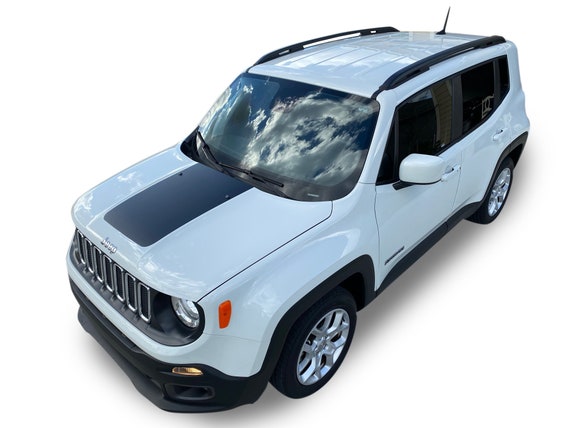 Fits Jeep Renegade Hood Center Graphics Vinyl Auto Stripes 3m Decals  Stickers Years 2015-2023 