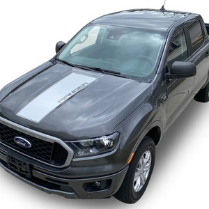Fits Ford Ranger Center Hood Graphics Vinyl Auto Stripes 3m Decals And Stickers Years 2019-2023