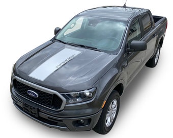 Fits Ford Ranger Center Hood Graphics Vinyl Auto Stripes 3m Decals And Stickers Years 2019-2023