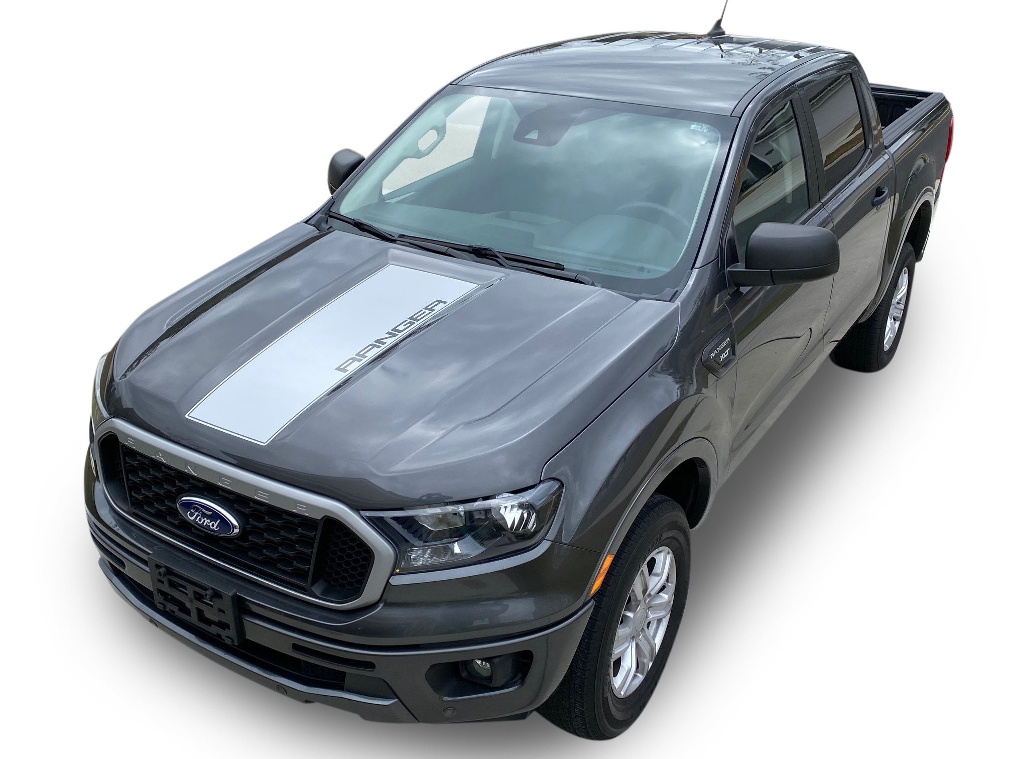 Fits Ford Ranger Center Hood Graphics Vinyl Auto Stripes 3m Decals And Stickers Years 2019-2023