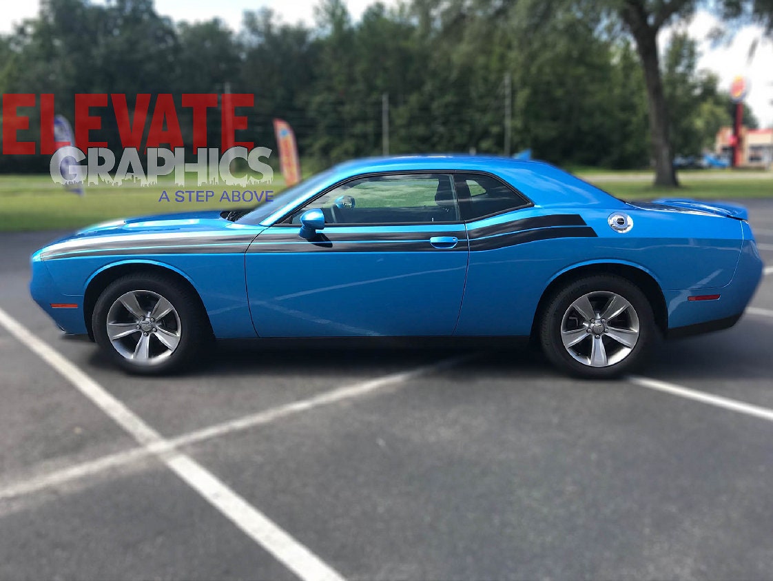 2011-2022 Fits Dodge Challenger Side RT Beast Stripes 3M Vinyl - Etsy