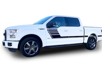 Fits Ford F150 Side Hockey Arrow W/Pin Graphics Vinyl Decals Auto Stripes 3M Stickers For 2009-2020