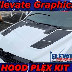 2019-2023 Fits Ram 1500 Sport Hood Plex Graphics 3m Vinyl Stripes Stickers Auto Decals