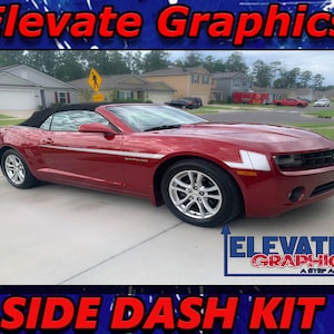 2010-2018 Fits Chevy Camaro Side Dash Stripes Vinyl Auto Graphics 3M Decals And Stickers