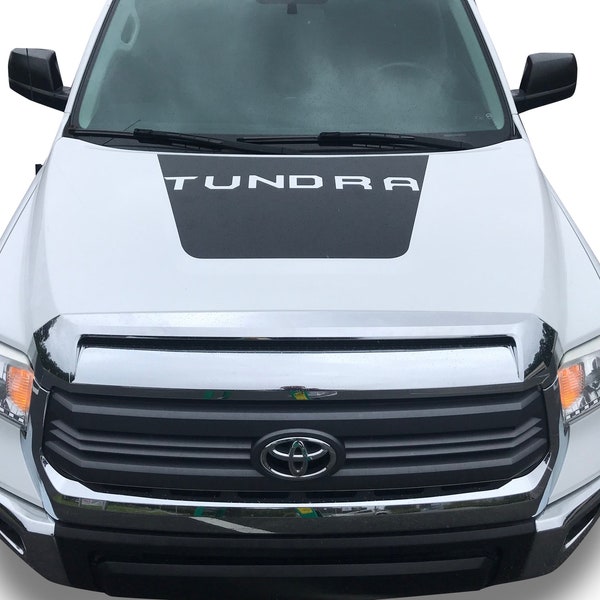 Fits Toyota Tundra Center Hood Graphics Auto Stripes 3M Vinyl Decals And Stickers Years 2014-2021